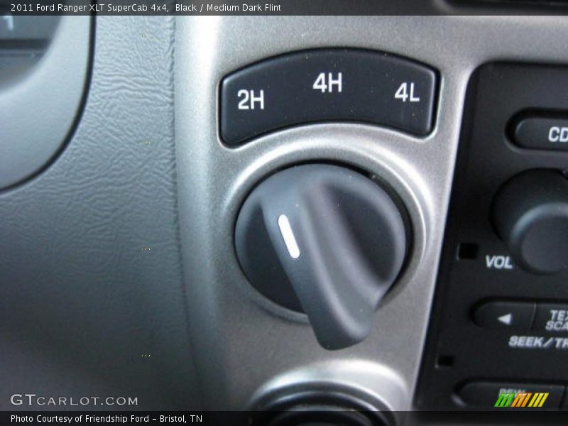 Black / Medium Dark Flint 2011 Ford Ranger XLT SuperCab 4x4