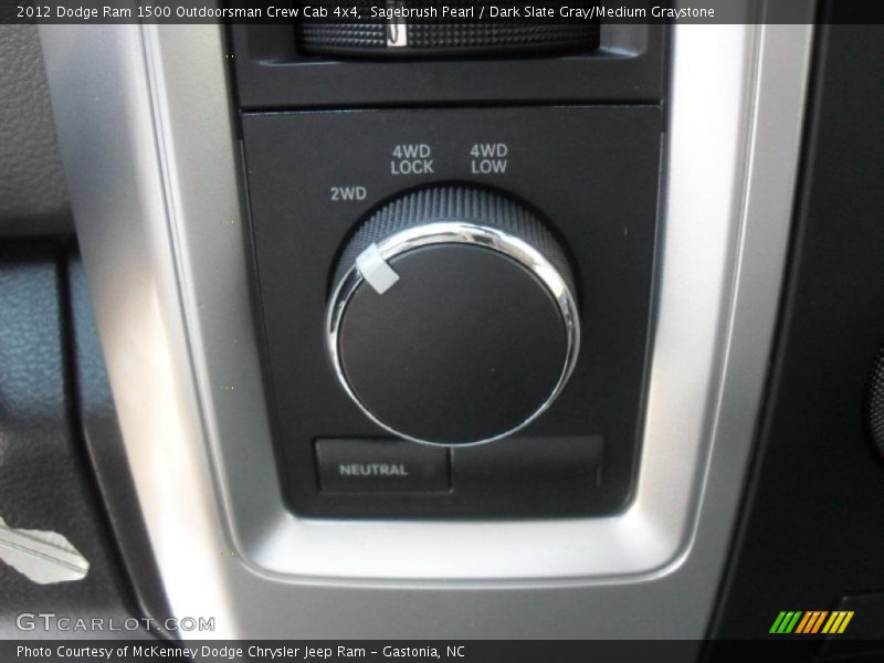 Sagebrush Pearl / Dark Slate Gray/Medium Graystone 2012 Dodge Ram 1500 Outdoorsman Crew Cab 4x4