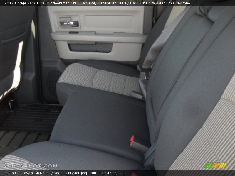Sagebrush Pearl / Dark Slate Gray/Medium Graystone 2012 Dodge Ram 1500 Outdoorsman Crew Cab 4x4