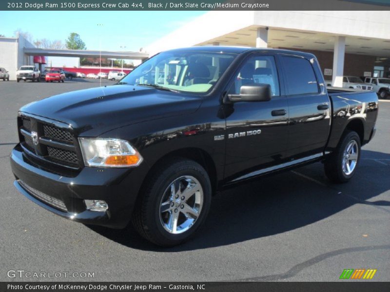 Black / Dark Slate Gray/Medium Graystone 2012 Dodge Ram 1500 Express Crew Cab 4x4