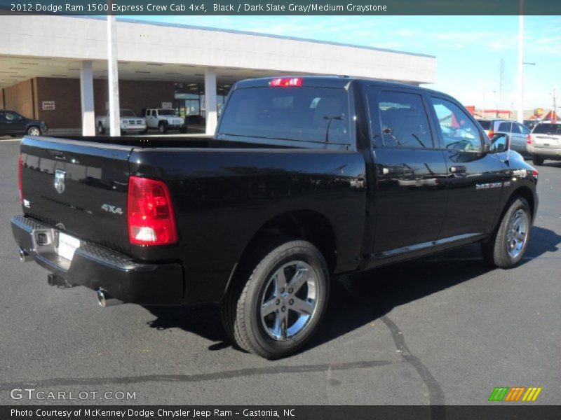 Black / Dark Slate Gray/Medium Graystone 2012 Dodge Ram 1500 Express Crew Cab 4x4