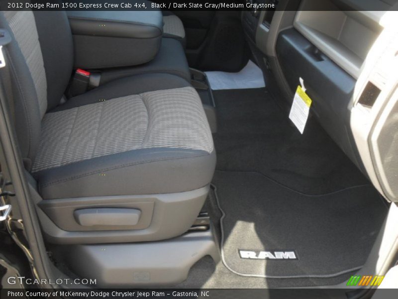 Black / Dark Slate Gray/Medium Graystone 2012 Dodge Ram 1500 Express Crew Cab 4x4