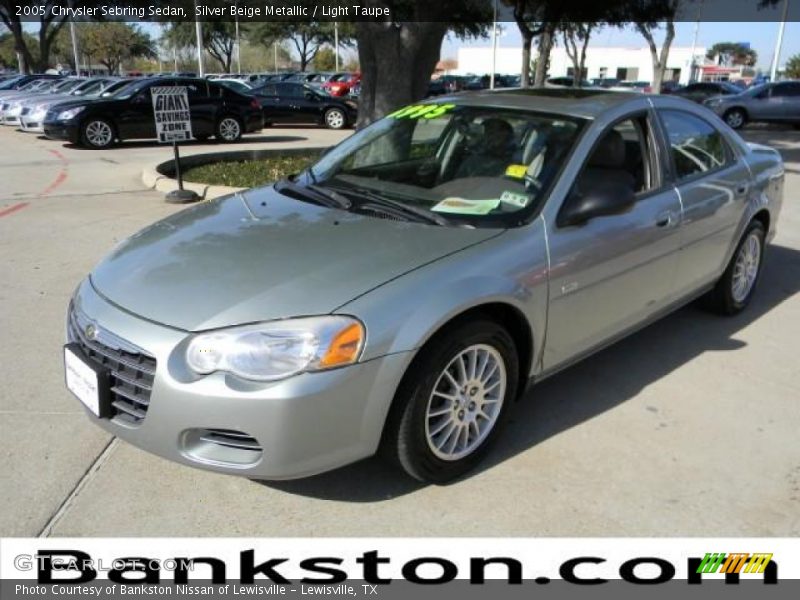 Silver Beige Metallic / Light Taupe 2005 Chrysler Sebring Sedan
