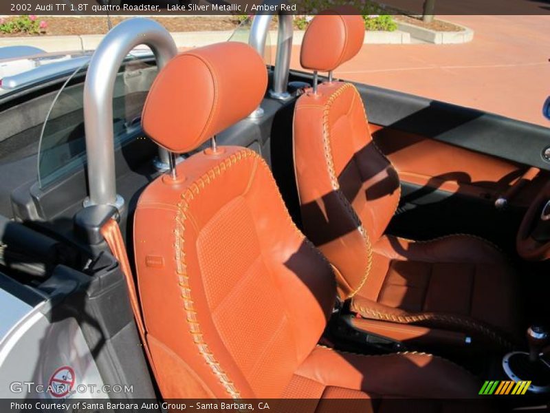  2002 TT 1.8T quattro Roadster Amber Red Interior