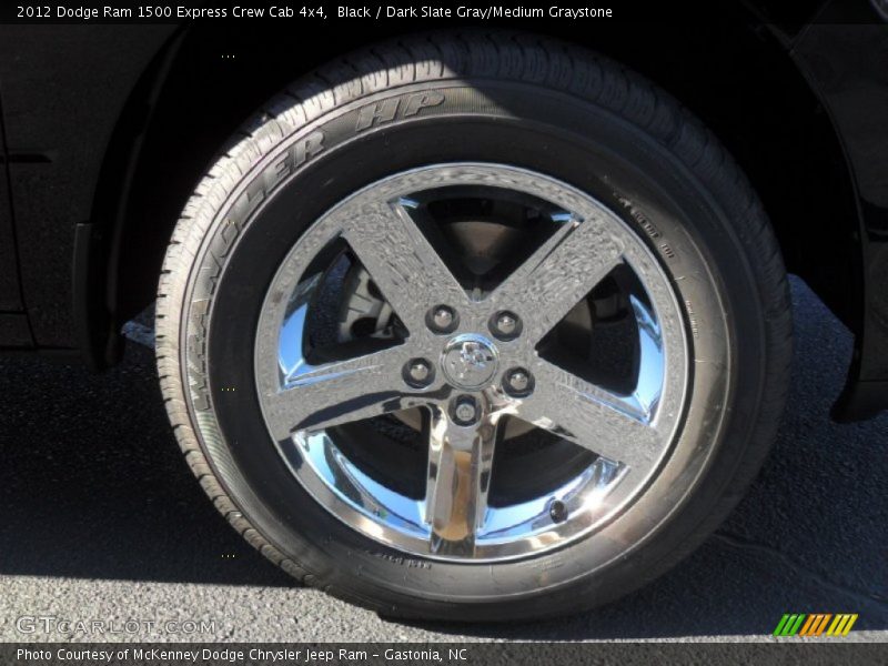 Black / Dark Slate Gray/Medium Graystone 2012 Dodge Ram 1500 Express Crew Cab 4x4