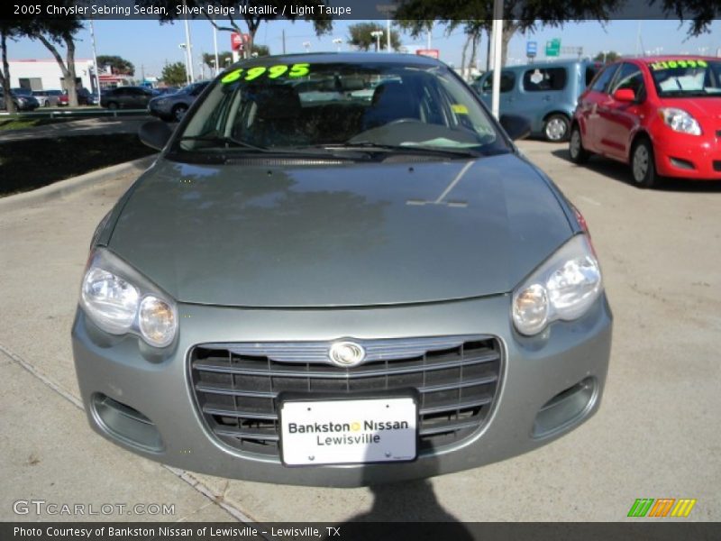 Silver Beige Metallic / Light Taupe 2005 Chrysler Sebring Sedan