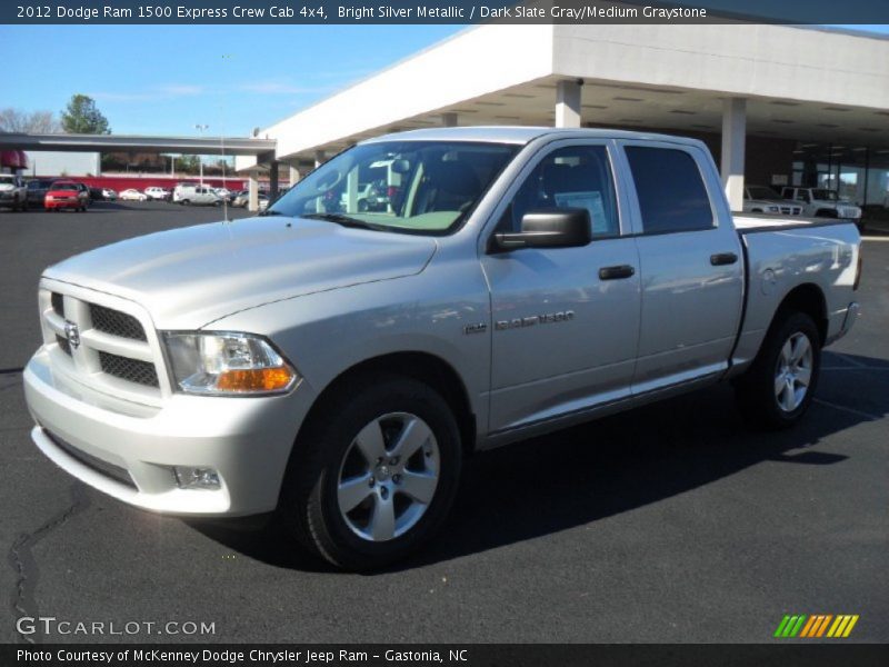 Bright Silver Metallic / Dark Slate Gray/Medium Graystone 2012 Dodge Ram 1500 Express Crew Cab 4x4