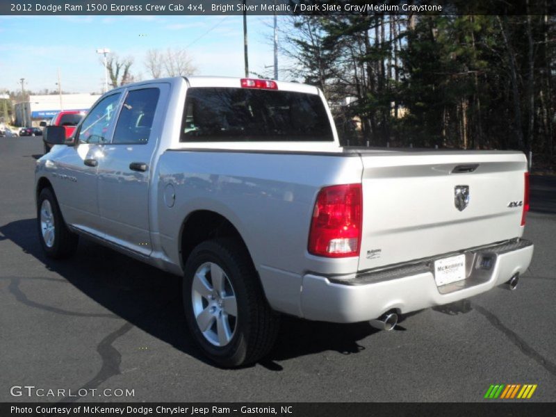 Bright Silver Metallic / Dark Slate Gray/Medium Graystone 2012 Dodge Ram 1500 Express Crew Cab 4x4