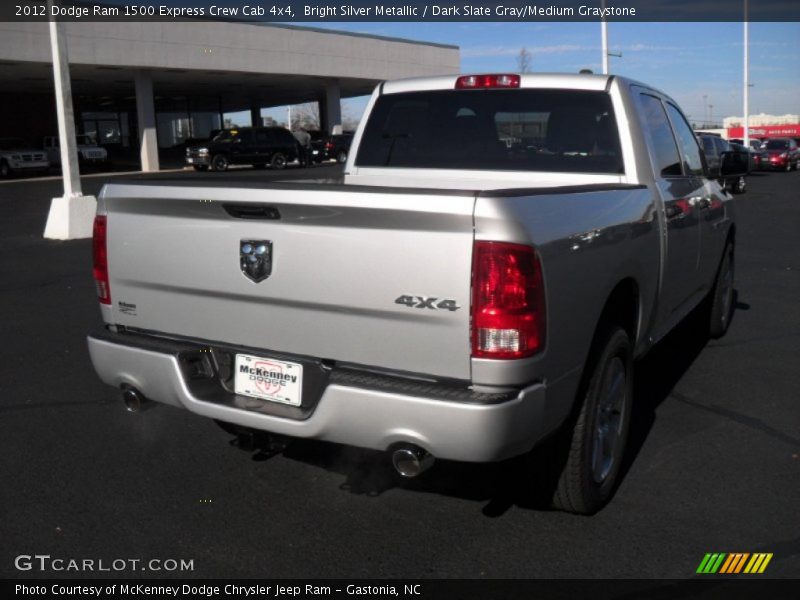 Bright Silver Metallic / Dark Slate Gray/Medium Graystone 2012 Dodge Ram 1500 Express Crew Cab 4x4