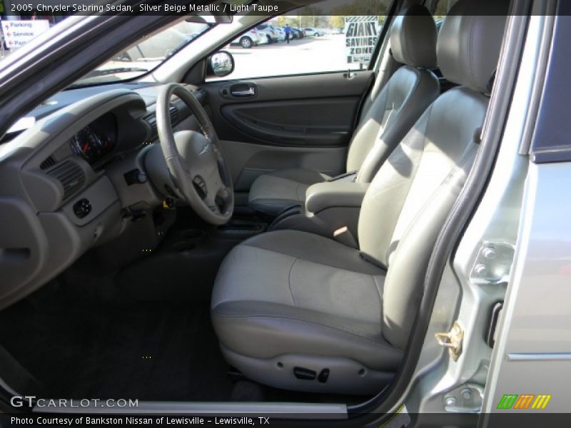 Silver Beige Metallic / Light Taupe 2005 Chrysler Sebring Sedan