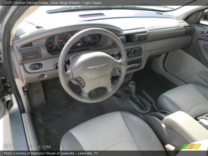 Silver Beige Metallic / Light Taupe 2005 Chrysler Sebring Sedan