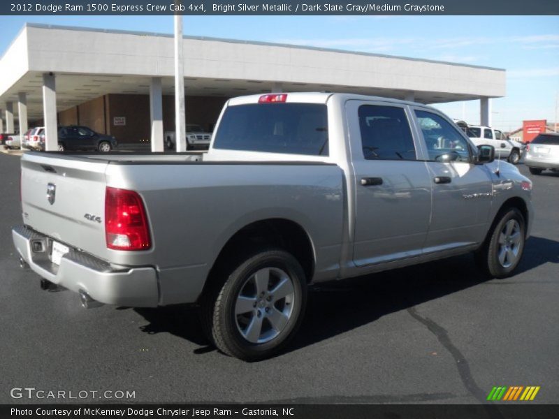 Bright Silver Metallic / Dark Slate Gray/Medium Graystone 2012 Dodge Ram 1500 Express Crew Cab 4x4