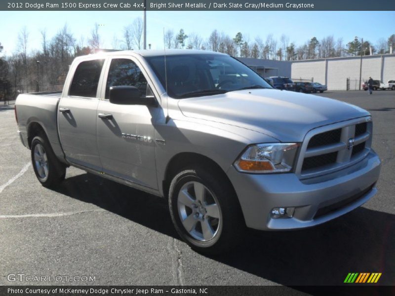 Bright Silver Metallic / Dark Slate Gray/Medium Graystone 2012 Dodge Ram 1500 Express Crew Cab 4x4