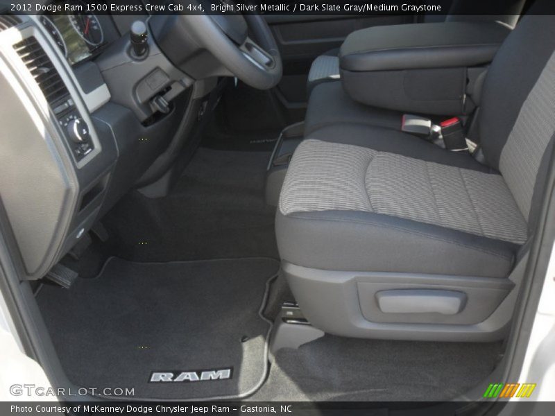 Bright Silver Metallic / Dark Slate Gray/Medium Graystone 2012 Dodge Ram 1500 Express Crew Cab 4x4