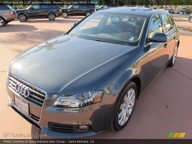 Meteor Grey Pearl Effect / Black 2009 Audi A4 2.0T quattro Avant