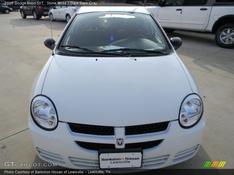 Stone White / Dark Slate Gray 2005 Dodge Neon SXT
