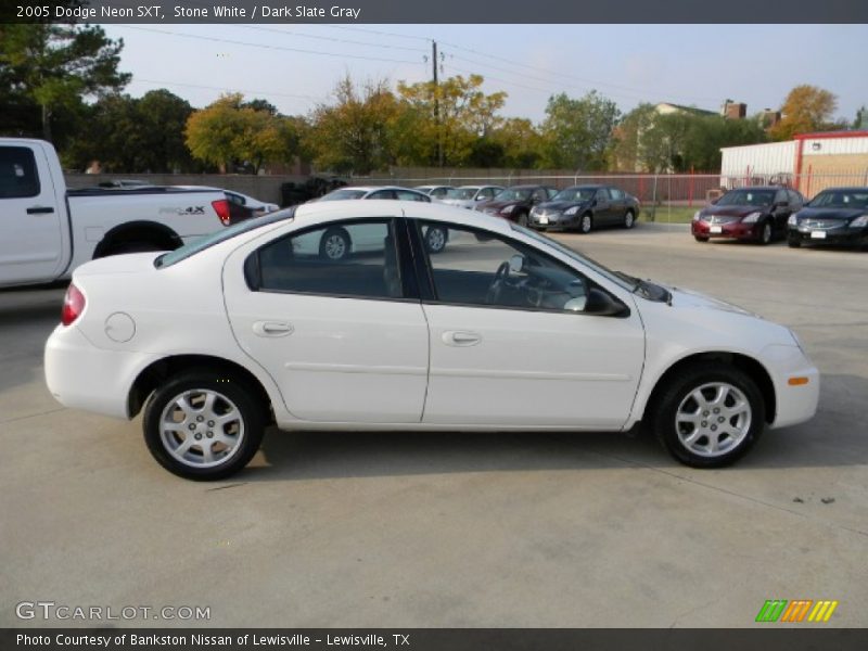 Stone White / Dark Slate Gray 2005 Dodge Neon SXT