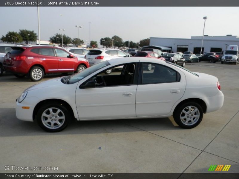 Stone White / Dark Slate Gray 2005 Dodge Neon SXT