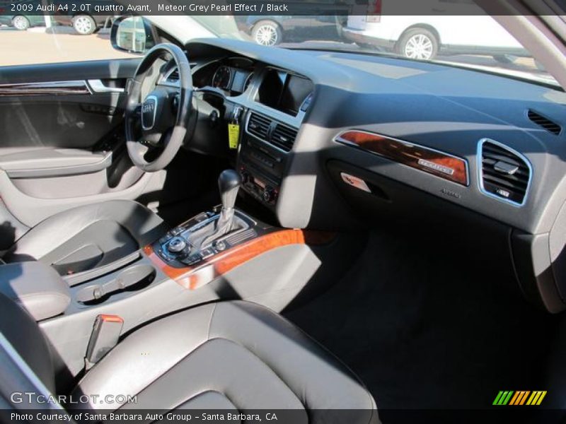 Meteor Grey Pearl Effect / Black 2009 Audi A4 2.0T quattro Avant