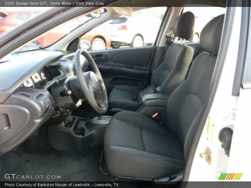 Stone White / Dark Slate Gray 2005 Dodge Neon SXT