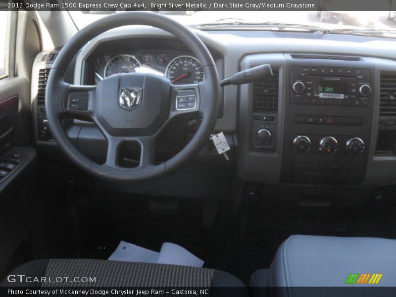 Bright Silver Metallic / Dark Slate Gray/Medium Graystone 2012 Dodge Ram 1500 Express Crew Cab 4x4