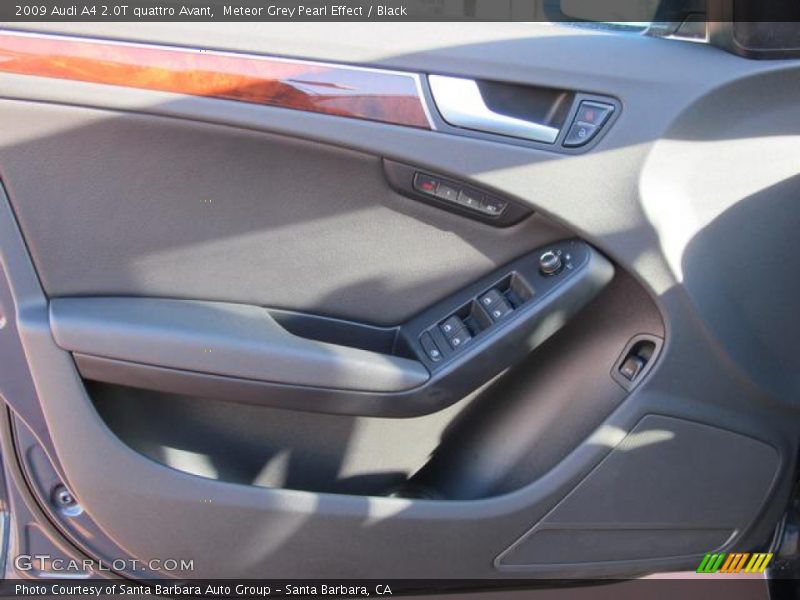 Meteor Grey Pearl Effect / Black 2009 Audi A4 2.0T quattro Avant