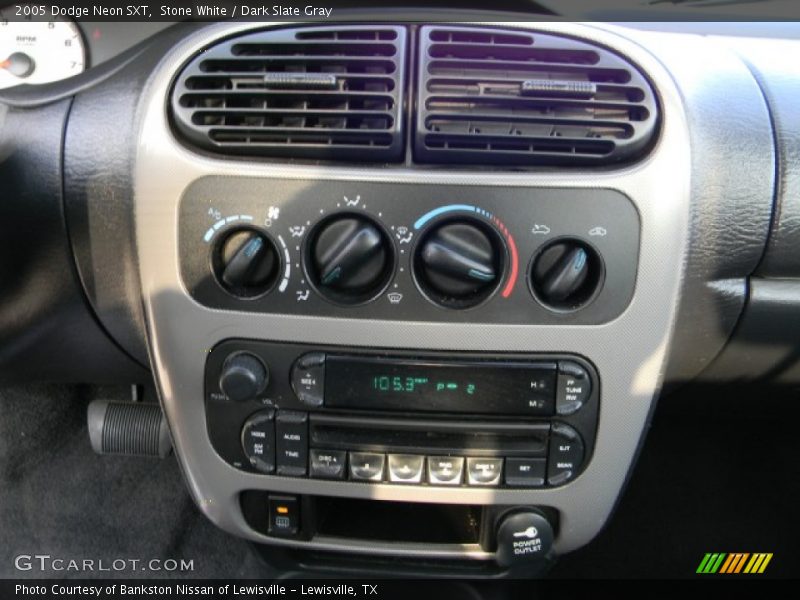 Stone White / Dark Slate Gray 2005 Dodge Neon SXT