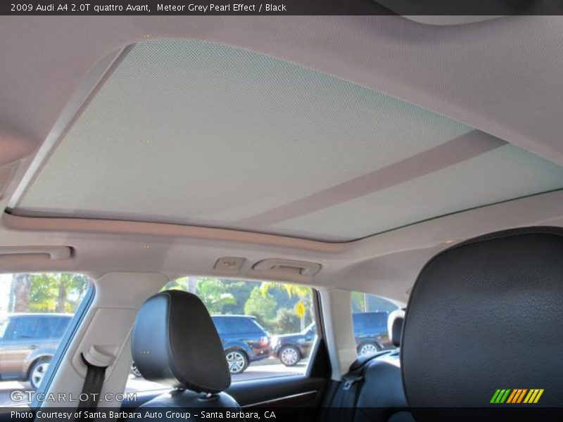 Meteor Grey Pearl Effect / Black 2009 Audi A4 2.0T quattro Avant