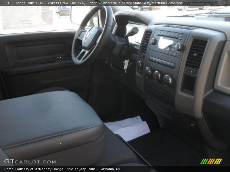 Bright Silver Metallic / Dark Slate Gray/Medium Graystone 2012 Dodge Ram 1500 Express Crew Cab 4x4