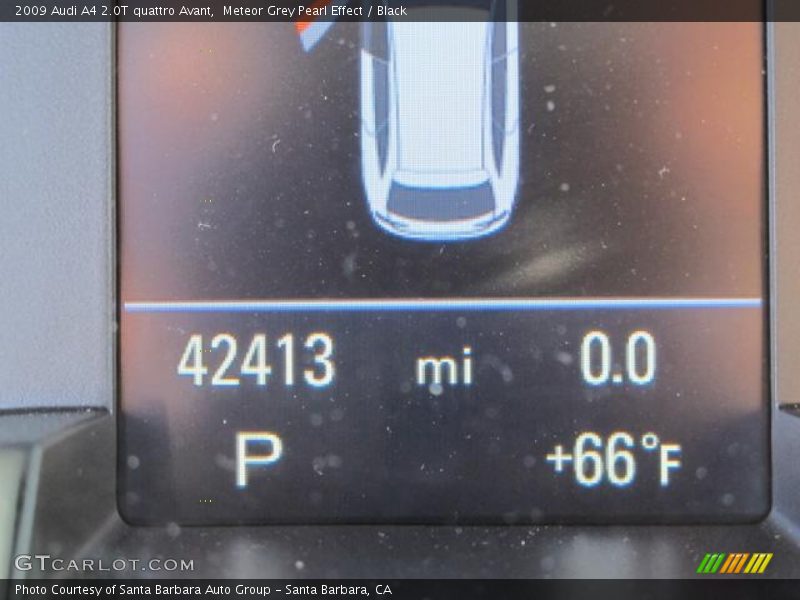 Meteor Grey Pearl Effect / Black 2009 Audi A4 2.0T quattro Avant