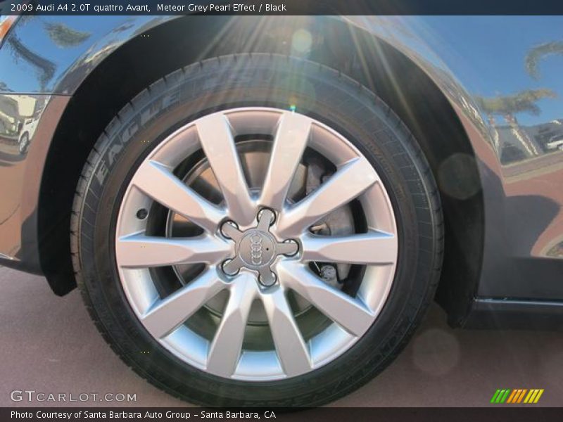 Meteor Grey Pearl Effect / Black 2009 Audi A4 2.0T quattro Avant