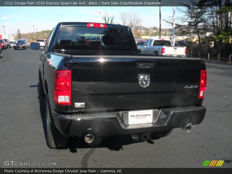 Black / Dark Slate Gray/Medium Graystone 2012 Dodge Ram 1500 Express Quad Cab 4x4
