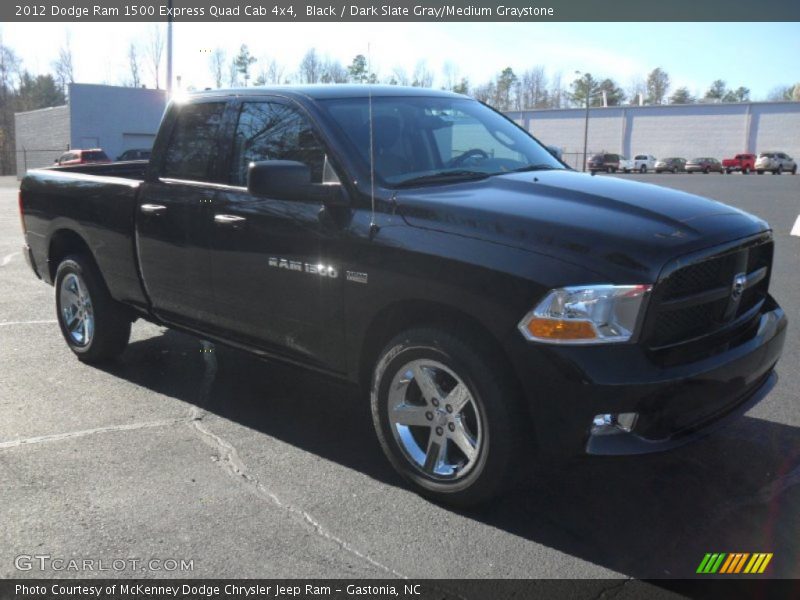 Black / Dark Slate Gray/Medium Graystone 2012 Dodge Ram 1500 Express Quad Cab 4x4