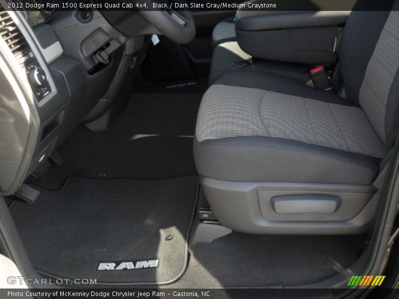 Black / Dark Slate Gray/Medium Graystone 2012 Dodge Ram 1500 Express Quad Cab 4x4