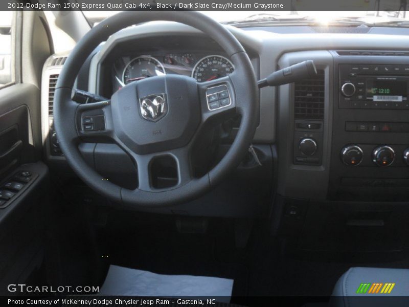 Black / Dark Slate Gray/Medium Graystone 2012 Dodge Ram 1500 Express Quad Cab 4x4