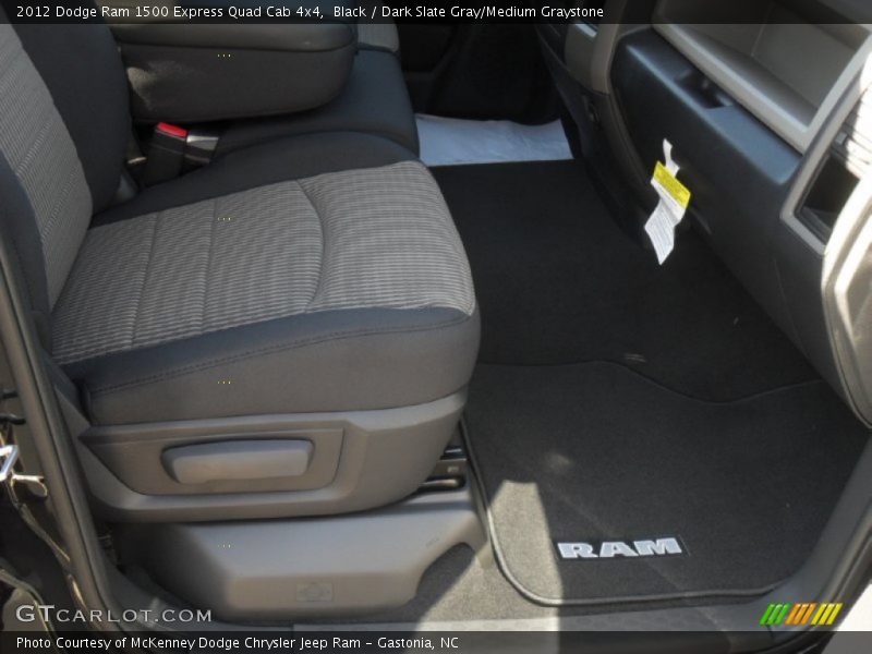 Black / Dark Slate Gray/Medium Graystone 2012 Dodge Ram 1500 Express Quad Cab 4x4