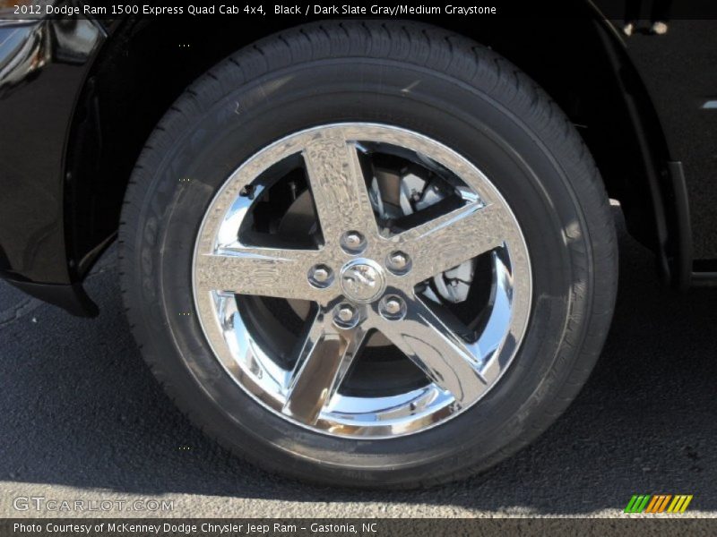 Black / Dark Slate Gray/Medium Graystone 2012 Dodge Ram 1500 Express Quad Cab 4x4