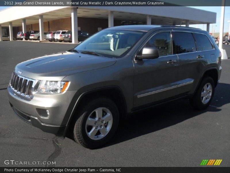 Mineral Gray Metallic / Dark Graystone/Medium Graystone 2012 Jeep Grand Cherokee Laredo