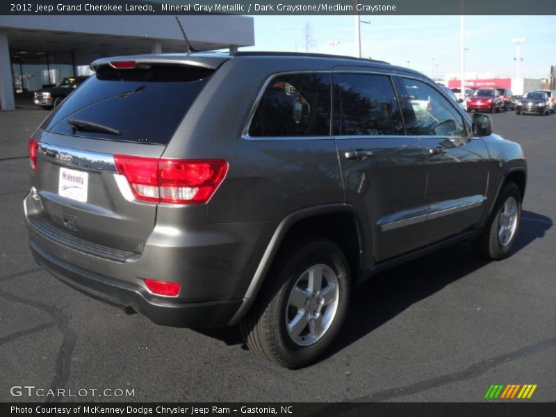 Mineral Gray Metallic / Dark Graystone/Medium Graystone 2012 Jeep Grand Cherokee Laredo