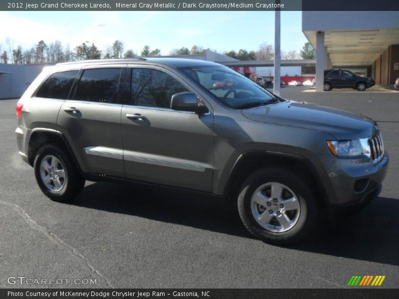 Mineral Gray Metallic / Dark Graystone/Medium Graystone 2012 Jeep Grand Cherokee Laredo