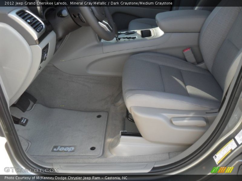Mineral Gray Metallic / Dark Graystone/Medium Graystone 2012 Jeep Grand Cherokee Laredo