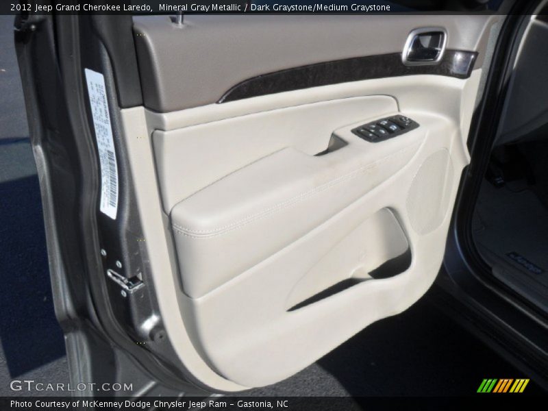 Mineral Gray Metallic / Dark Graystone/Medium Graystone 2012 Jeep Grand Cherokee Laredo