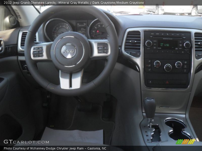 Mineral Gray Metallic / Dark Graystone/Medium Graystone 2012 Jeep Grand Cherokee Laredo