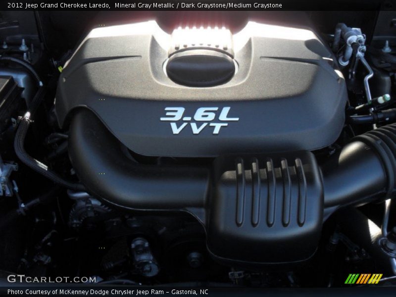 Mineral Gray Metallic / Dark Graystone/Medium Graystone 2012 Jeep Grand Cherokee Laredo