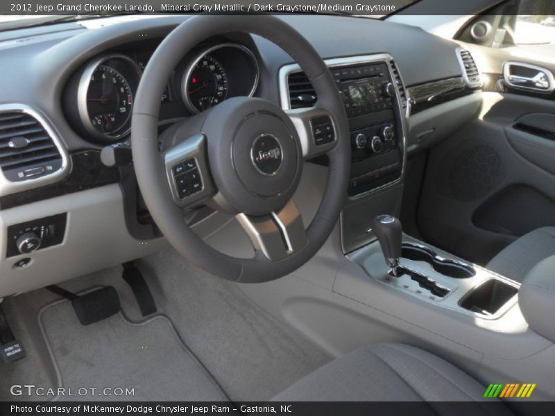 Mineral Gray Metallic / Dark Graystone/Medium Graystone 2012 Jeep Grand Cherokee Laredo