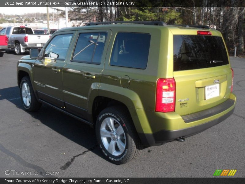 Rescue Green Metallic / Dark Slate Gray 2012 Jeep Patriot Latitude 4x4
