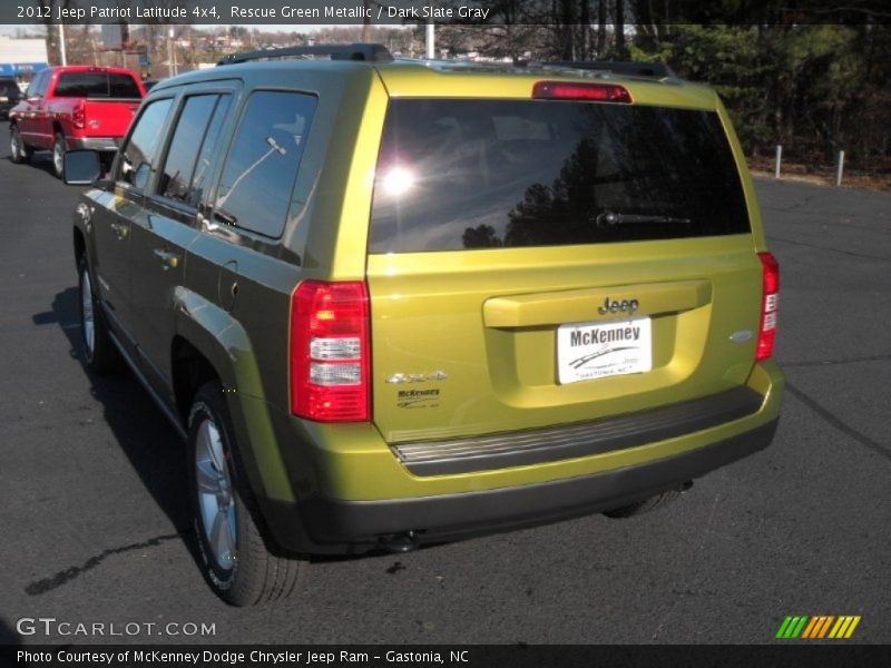 Rescue Green Metallic / Dark Slate Gray 2012 Jeep Patriot Latitude 4x4