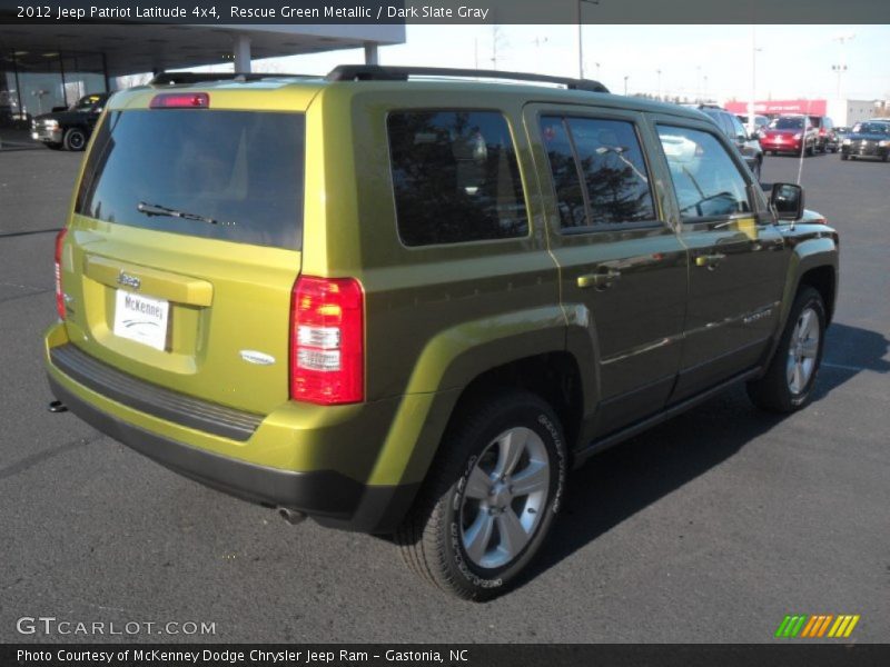 Rescue Green Metallic / Dark Slate Gray 2012 Jeep Patriot Latitude 4x4