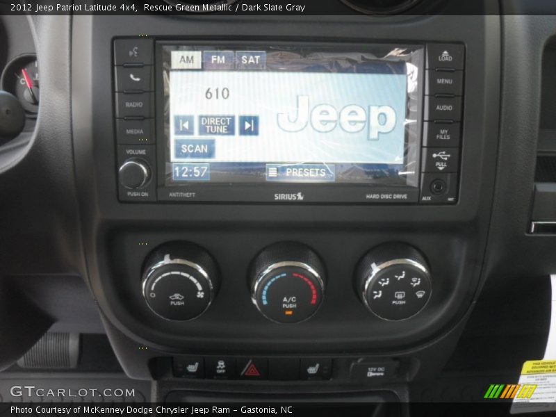 Rescue Green Metallic / Dark Slate Gray 2012 Jeep Patriot Latitude 4x4