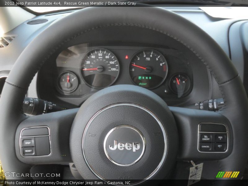 Rescue Green Metallic / Dark Slate Gray 2012 Jeep Patriot Latitude 4x4